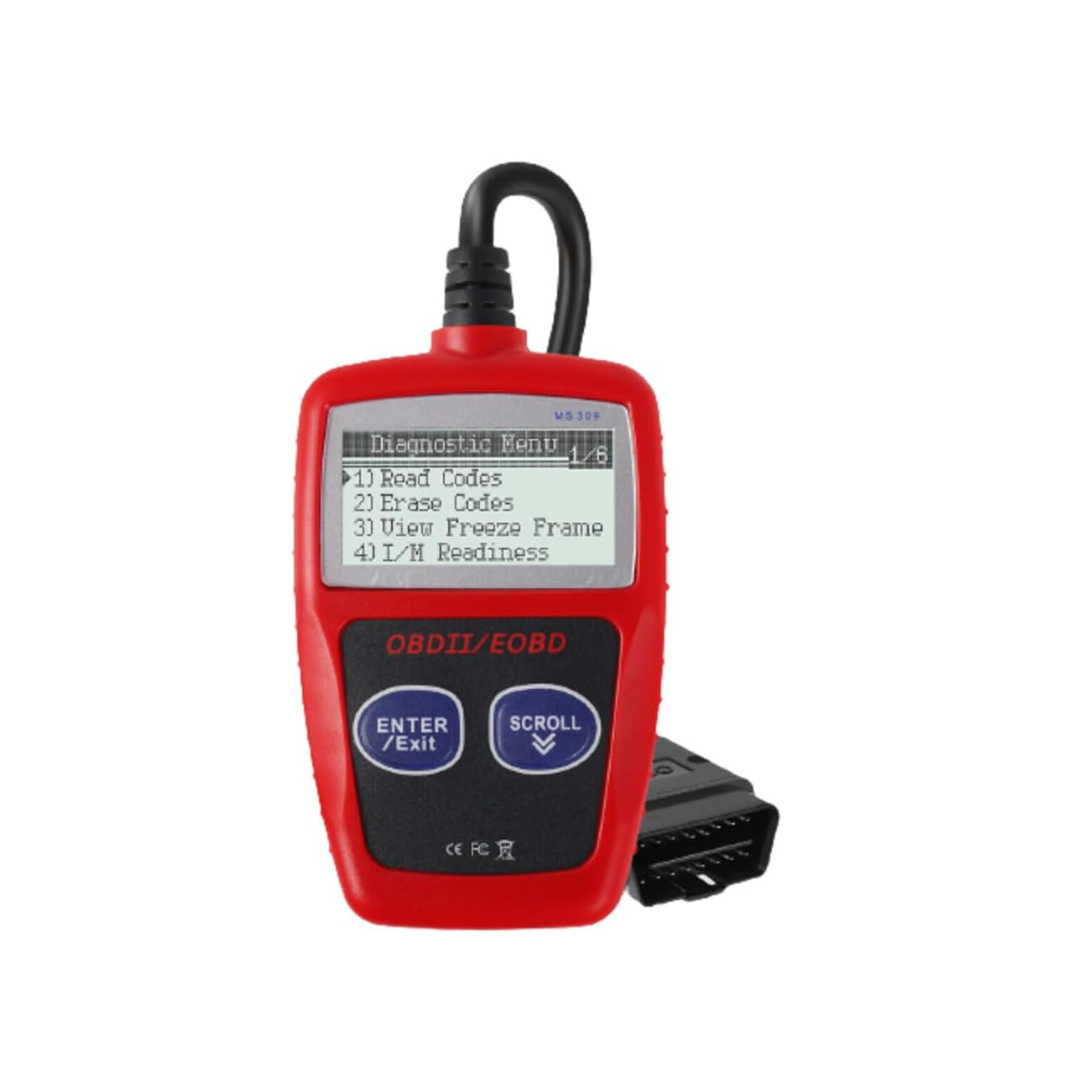 OBD2 Scanner Code Reader Car Diagnostic Tool - OBD 2 Check Engine Light Scan Auto Computer Readers with Reset - OBD-II Automotive Tools Sensor ABS Car Accessories for Automobiles Diagnostics Scanners