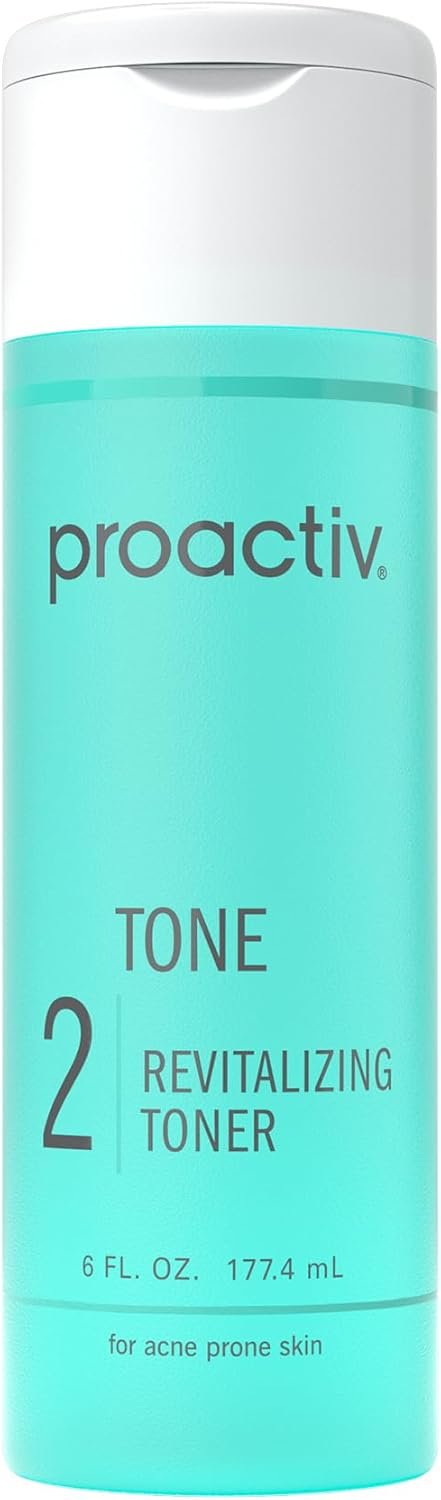 Proactiv Hydrating Facial Toner for Sensitive Skin Alcohol Free Toner for Face Care Pore Tightening Glycolic Acid and Witch Hazel Formula Acne to Balance & Remove Impurities, Light Teal, 6 Fl Oz
