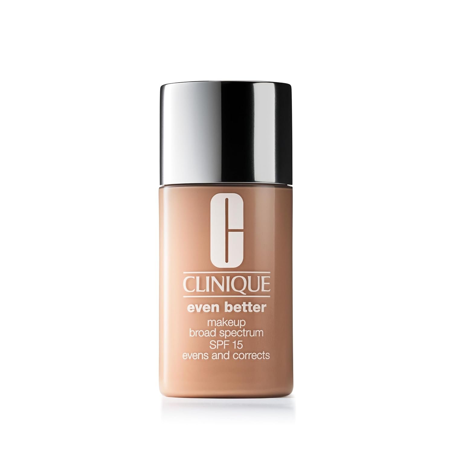 Clinique Even Better Makeup Foundation Broad Spectrum SPF 15 | Medium Coverage + Natural Finish | With Vitamin C | Evens Skin Tone + Reduces Dark Spots