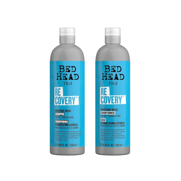 Bed Head by TIGI Moisturizing Shampoo and Conditioner Set for Dry Hair, Recovery Hair Care with Prickly Pear Cactus Extract, Citrus Scented, 25.36 fl oz, 2 Pack
