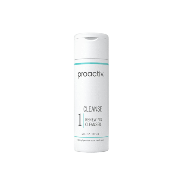 Proactiv Acne Cleanser - Benzoyl Peroxide Face Wash and Acne Treatment - Daily Facial Cleanser and Hyularonic Acid Moisturizer with Exfoliating Beads - 90 Day Supply, 6 Oz