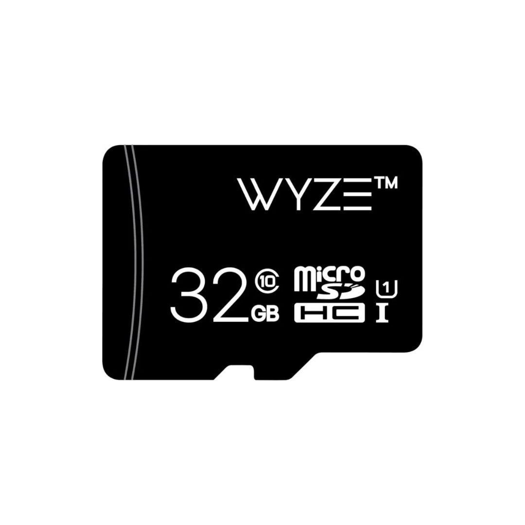 Wyze Expandable Storage 32GB MicroSDHC Card Class 10, Black