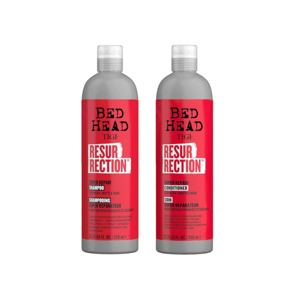 Bed Head by TIGI Moisturizing Shampoo and Conditioner Set for Damaged Hair, Resurrection Infused Hair Care with The Resurrection Plant, 25.36 fl oz, 2 Pack