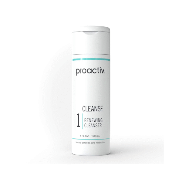Proactiv Acne Cleanser - Benzoyl Peroxide Face Wash and Acne Treatment - Daily Facial Cleanser and Hyularonic Acid Moisturizer with Exfoliating Beads - 60 Day Supply, 4 Oz